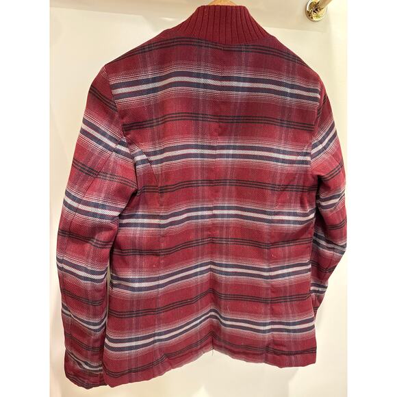 Prana Showdown Striped Plaid puffer jacket - Picture 7 of 7